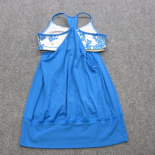 Vestido Lululemon Para Mujer 8 Espalda Corredora Estante Sujetador Incorporado Soporte Atlético Yoga Gimnasio - Imagen 8 de 13