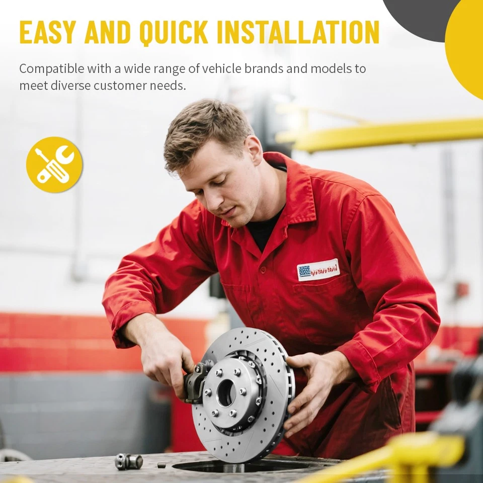 Rotor de freno delantero y trasero perforado para Lexus GS350 GS450H GS200T IS300 IS350 RC350 Foto 3 de 4