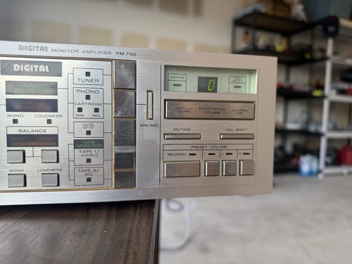 Vintage Marantz PM-730 🎛️ Digital Monitor Amplifier – 70W/Channel Tested - Picture 3 of 8