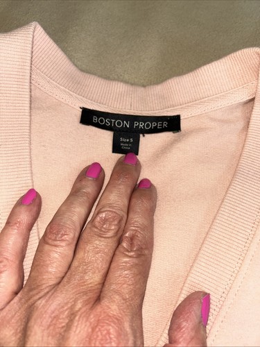 Boston Proper Romper Pink Size Small - Picture 5 of 9