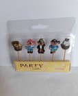 Childrens party candles pack of 5, 3 pirates, ship and treasure chest.