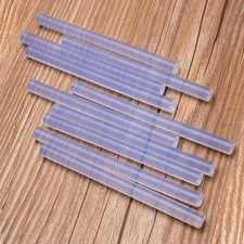 80PCS Hot Melt Glue Sticks Transparent Heat Melting Glue Strips All Purpose 0.17 per stick