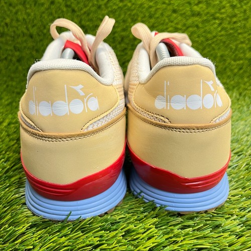 Diadora Titan Weave Mens Size 10.5 Beige White Athletic Running Shoes Sneakers - 第 6/10 張圖片