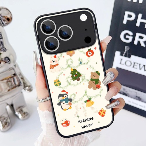 Custodia ibrida per iPhone 17 16 15 Pro Max 14 13 12 11 MagSafe Natale Natale - Foto 13 di 16