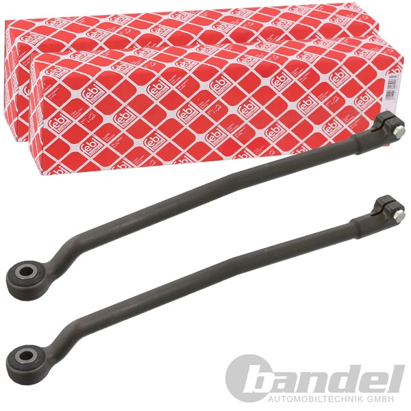 2X febi bilstein Axialgelenke Spurstangen Passend FüR Opel Astra Calibra Vectra-image