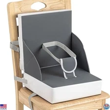 Portable Toddler Booster Seat for Dining Table, Adjustable Lightweight Toddler