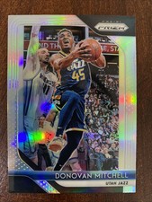 2018-19 Panini Prizm Silver Prizm Donovan Mitchell Utah Jazz #143