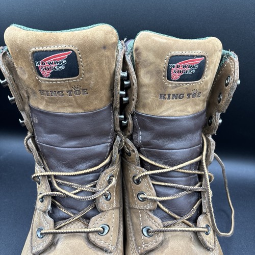 Red Wing Boots: King Toe, 8”, Insulated , Waterproof Model 1444 Boots Size 8M - Picture 3 of 13