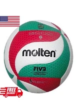 Molten V5M5000 Volleyball, Soft Touch, Indoor/Outdoor PU Microfiber Ball Size 5