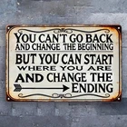 Vintage Tin Sign Retro Metal Plaque Aluminum Sign 8x12 Funny Quote