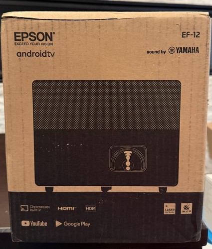 Epson EF 12 Mini Laser Streaming projector New Sealed - Picture 1 of 4