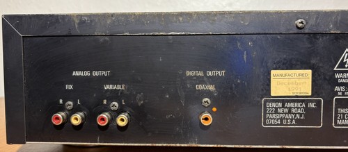 SISTEMA DE CARGA AUTOMÁTICA DE DISCOS DENON DCM-520 5 DISCOS VINTAGE (1991) - Imagen 11 de 14