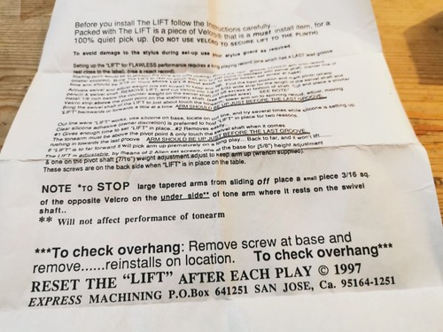 '' The Lift '' Elevador de brazo giratorio (nuevo sin usar) alta calidad hecho en EE. UU. ' - Imagen 15 de 16