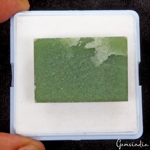 Certified 90.80 Cts Natural Untreated Jade/Jadeite Loose Baguette Cab Gemstone - Picture 9 of 9