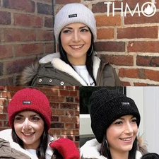 THMO - Womens Thermal 40g 3M Insulation Lined Chenille Beanie Hat