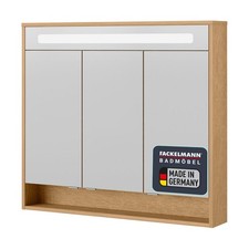 Fackelmann LED Spiegelschrank Badmöbel 93,5 cm NATURA Badschrank Made in Germany