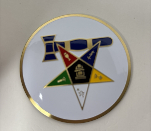 Calcomanía de parachoques con emblema de coche Order of the Eastern Star PAST MATRON 2,75" OES LEER - Imagen 1 de 9