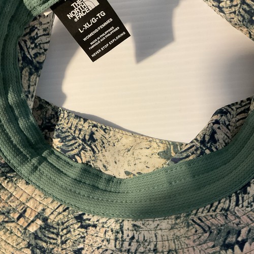 The North Face Class V Top Knot Woman’s L-XL Dark Sage Bucket Hat - Picture 8 of 9