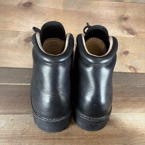 limmer mens size 10 wide shoes black leather athletic hiking mountaineering boot - Picture 5 of 9