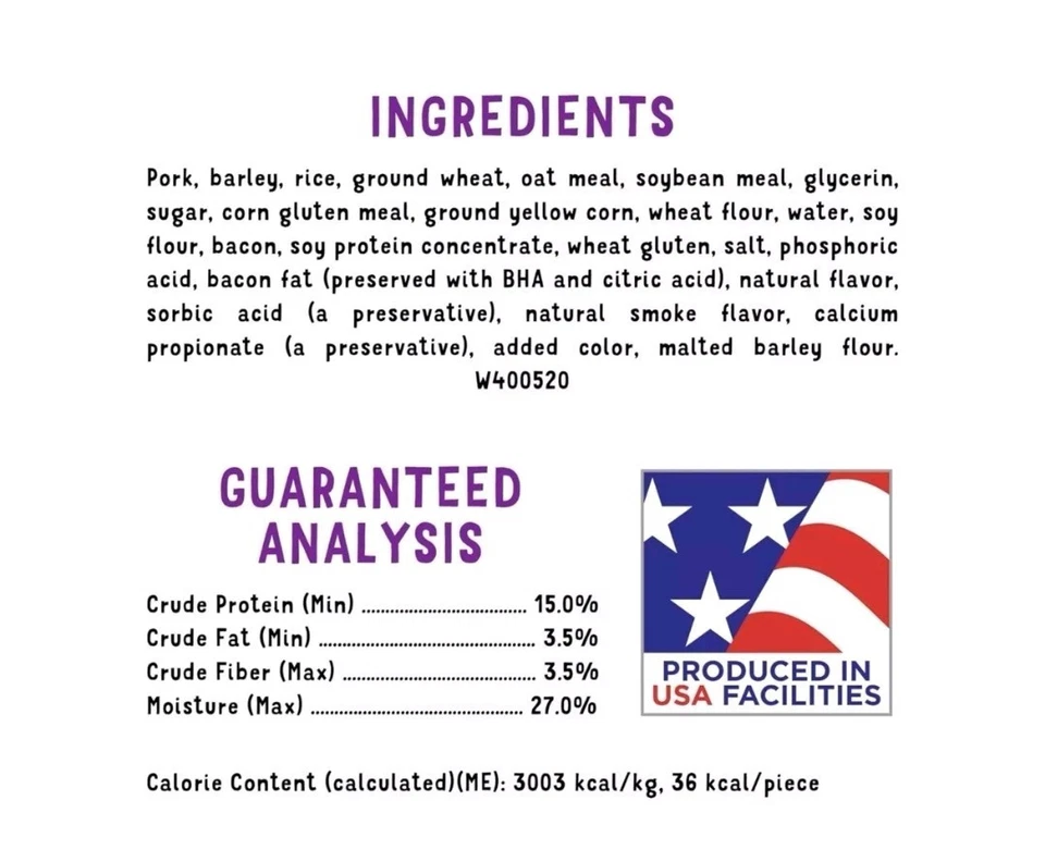 4 Pack PURINA BEGGIN STRIPS DOG PET SNACKS TREATS BACON FLAVOR 6 OZ Free Ship  - Image 3 of 4