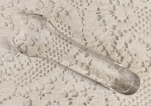 Blossom (1908) ~ 3¾" Sugar Tongs ~ Saart Bros Co. Sterling ~ 15.4g ~ no mono - Bild 2 von 5