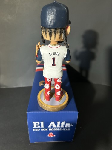 2024 Boston Red Sox El Alfa El Jefe Rapper Bobblehead SGA 05-11-2024 New - Picture 5 of 10