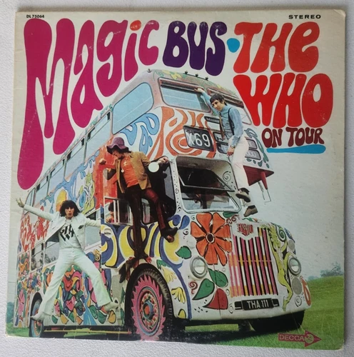 The Who - Magic Bus LP, 1968 Decca DL 75064, Stereo,  Black Rainbow Letter Label