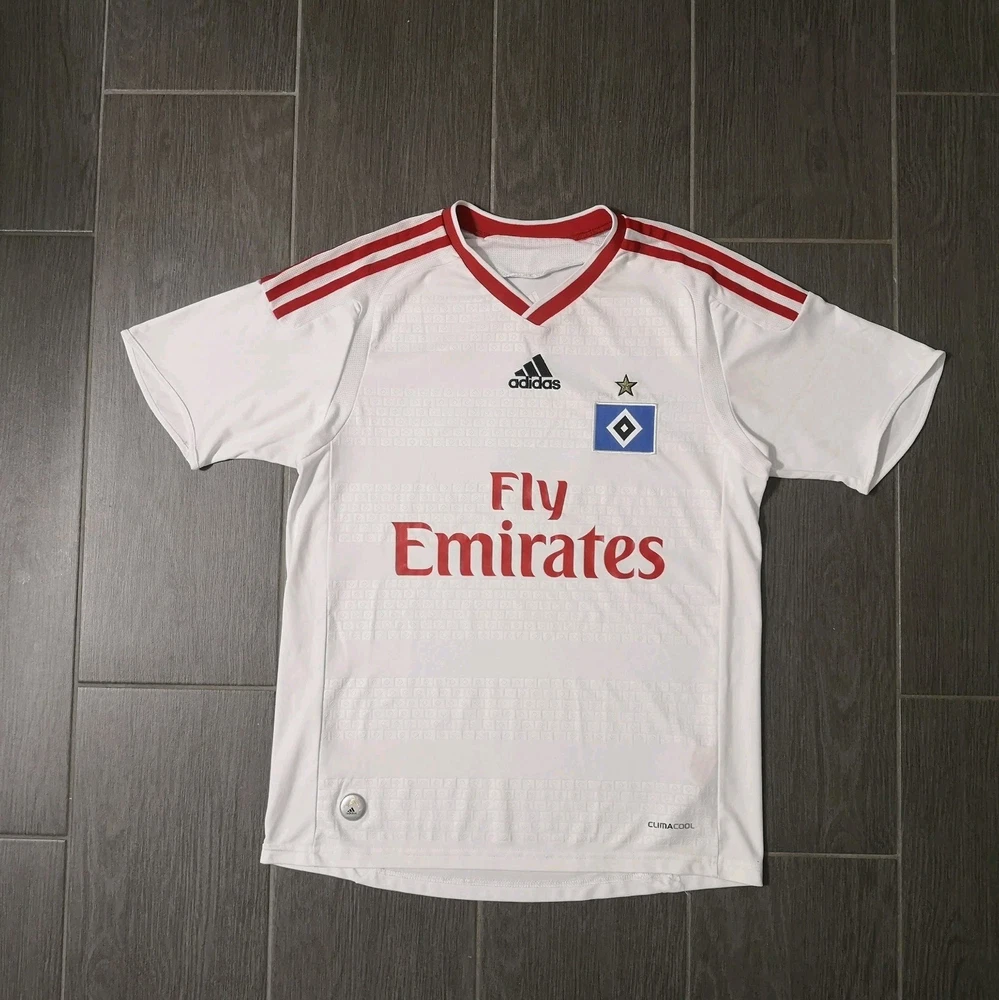 Vintage Retro 2009/10 HSV Hamburger SV Heim Trikot Größe: XS Fußball Adidas Fans
