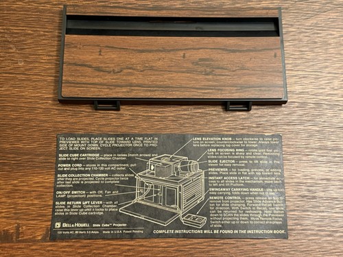 VTG Bell & Howell 35mm Slide Cube Projector Model 991 Tested Works Original Box - Picture 7 of 10