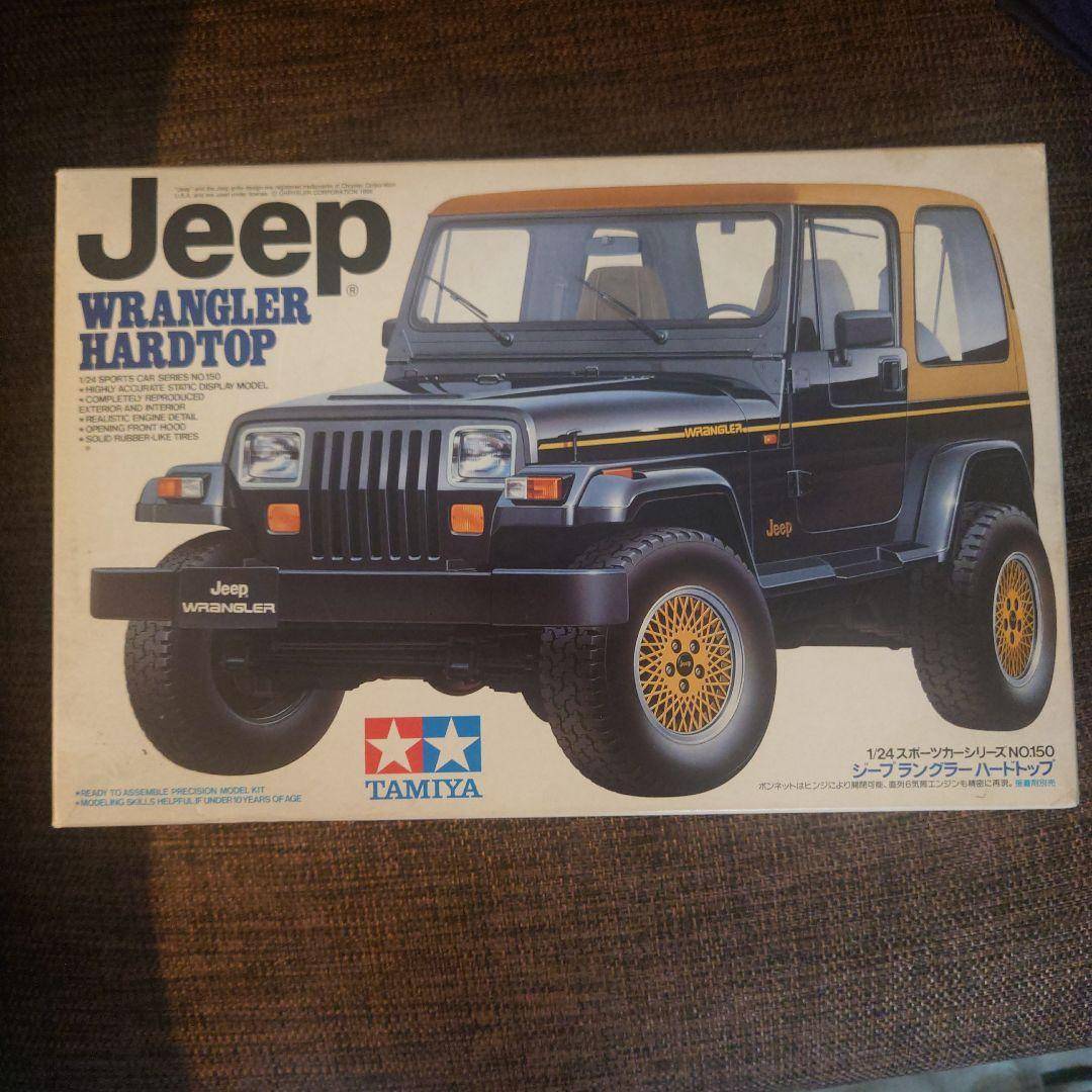 自動車 TAMIYA Jeep Wrangler Hardtop 1/24 Rare Kit Tamiya 1/24 Jeep Wrangler Hardtop from Japan 9217