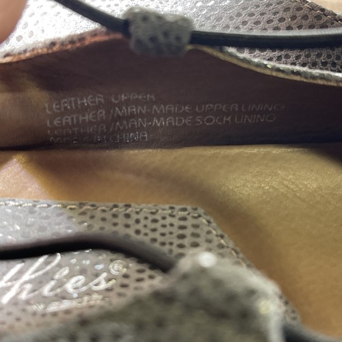 Zapatos planos de cuero gris Earthies Essen talla 11 M para mujer - Imagen 11 de 13