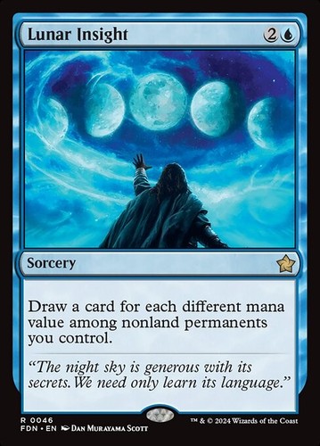 Lunar Insight x1 1x Foundations NM MTG