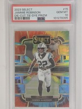 2023 Select #15 Jammie Robinson Rookie RC Tie-Dye Prizm /25 PSA 10 MISLABELED
