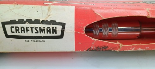 Craftsman Vintage 14" Spiral Ratsche Schraubendreher mit Flachkopf Bit & Original Box - Bild 2 von 12
