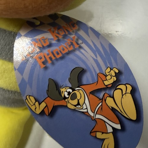 "Oso dorado de 7,5"" de altura con etiquetas Hong Kong Phooey Spot The Cat" - Imagen 11 de 12