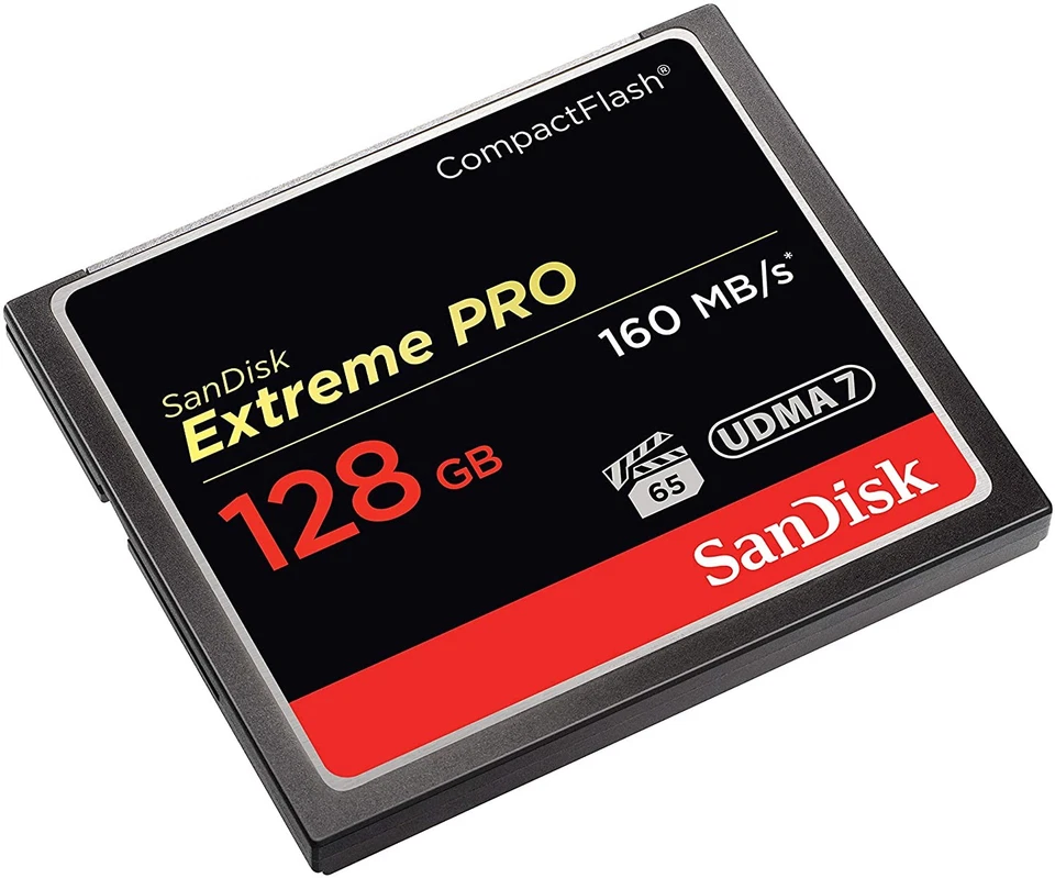 Sandisk Speicherkarte Extreme Pro Compact Flash 128 GB VPG-65 UDMA 7  - Bild 2 von 2