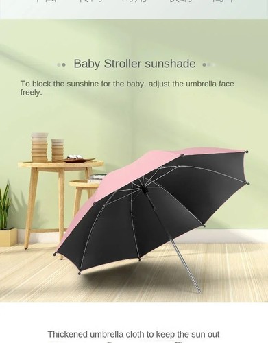 SONNENSCHIRM für Kinderwagen Ø66cm Buggy UV-SCHUTZ Kind Baby Sonnenschutz Schir - Bild 22 von 34