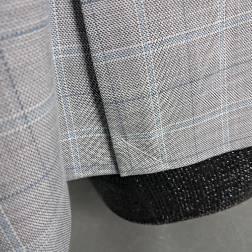 Oak Hill Sportcoat 2XL 50R/52R Men Big & Tall Gray Check Blazer 2-Button Jacket - Picture 10 of 13