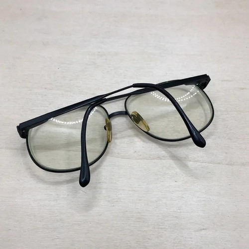 Vintage Marcolin 6002-B4 Glasses FRAMES ONLY 60-15-145 Black Oversized Italy - Picture 4 of 8