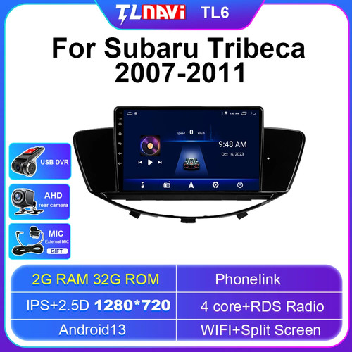 8core 2K Carplay DSP für Subaru Tribeca WX W10 2007-2011 Autoradlayer Radio GPS - Bild 41 von 48