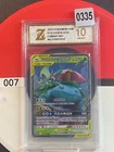 Pokémon TCG S-Chinese S&M Celebi & Venusaur GX CSM2bC 001 RR Grade 10