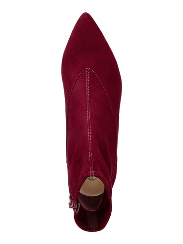 BELLA VITA Womens Burgundy Stephanie Ii Pointed Toe Kitten Heel Booties 5.5 M - Picture 5 of 11