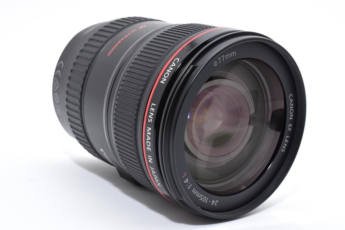Canon EF 24-105mm f/4 L IS USM Zoom Lens w/ Hood From Japan [Mint