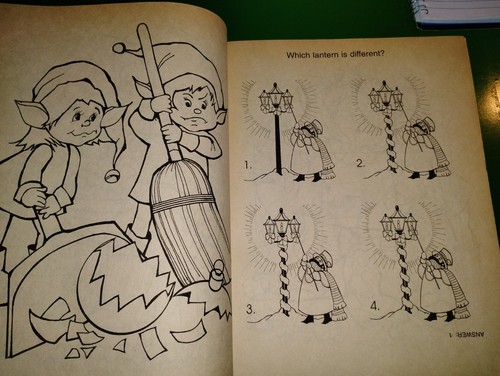 Vintage Landolls Lot of 2 Christmas Coloring and Activity Books Paperbacks - Bild 9 von 11