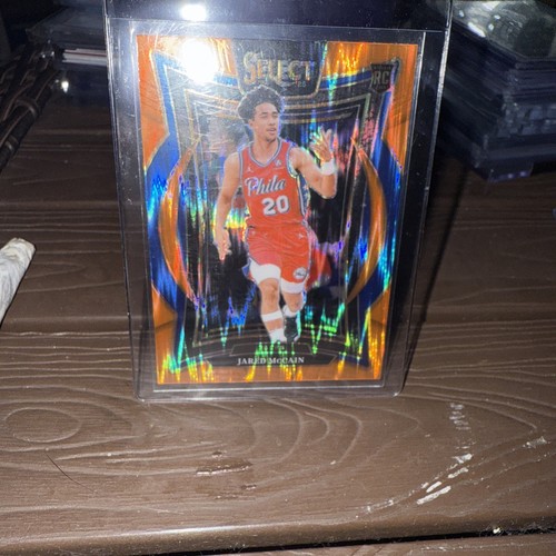 2024-25 Select Jared McCain Rookie Mezzanine Level #82 Orange Flash Prizm
