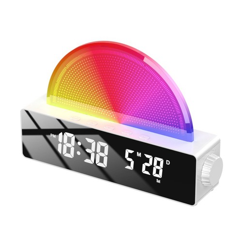 Colorful Alarm Clock Morning Wake Up Alarm Sunrise Simulator Bedroom Night HQYV - Bild 9 von 13