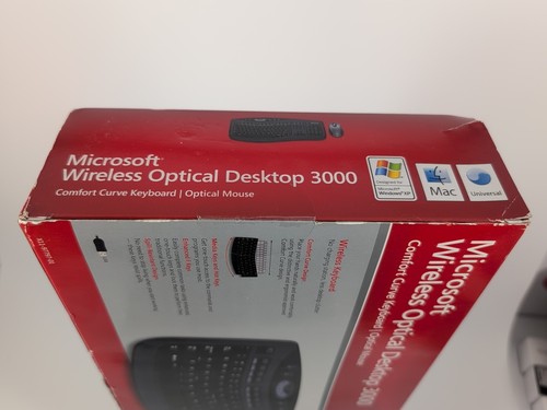 Microsoft Optical Destop 3000 65W-00001 Kabellose Tastatur - Neu Versiegelt In Box - Bild 7 von 7
