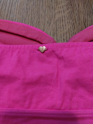 PINK Victorias Secret Bandeau Set Of 2 Size Large Wireless Black White Pink New - Picture 10 of 19