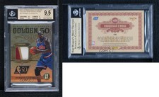 2011 Gold Standard Golden 50 Memorabilia Prime /25 Shaquille O'Neal BGS 9.5 HOF