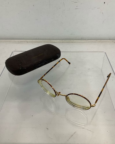 Giorgio Armani Light Brown Tortoise Round Eyeglasses Frames - Picture 1 of 4